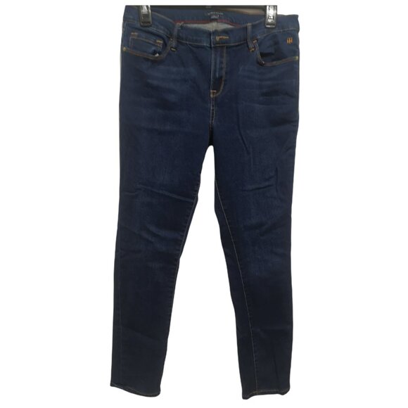 Tommy Hilfiger Greenwich Skinny Jeans Dark Denim 10 - Picture 2 of 4